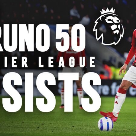 Bruno Fernandes: 50 Premier League Assists for Manchester United