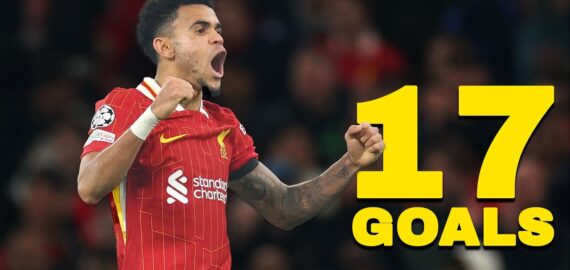 Luis Diaz: Every Goal for Liverpool in the 2024/25 Season