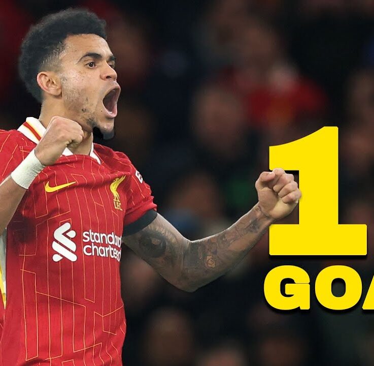 Luis Diaz: Every Goal for Liverpool in the 2024/25 Season